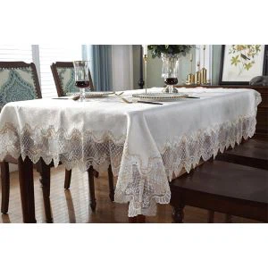 Estovalles de brodat d'estil rural acollidor Estovalles de taula